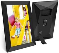 Cornice digitale da 10,1 pollici Smart WiFi Digital Photo Frame con touch screen, pannello LCD IPS 1280X800, rotazione automatica verticale e orizzontale