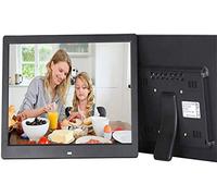 Cornice digitale da 13 pollici 1280 * 800 HD 16:9 IPS Display LCD Cornice elettronica con MP3, display pubblicitario, orologio digitale, calendario, slot per schede USB e SD e telecomando