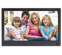 Cornice digitale da 15,6 pollici Album elettronico da tavolo con supporto posteriore Telecomando per i momenti in famiglia(Black,11.6 in)