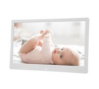 Cornice Digitale da 15,6 Pollici, Cornice Digitale con Schermo IPS HD 1920 X 1080, Supporta Memoria da 32 GB, Montabile a Parete, per Soggiorno, Casa, Ufficio (Spina europea)