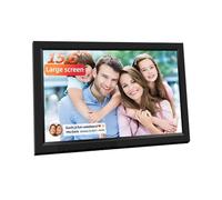 Cornice Digitale Da 15,6 Pollici, Cornice Digitale Intelligente WiFi, 32 GB Di Spazio Di Archiviazione, Schermo Grande Touch IPS FHD, Rotazione Automatica Condividi facile(15.6inch-Black)