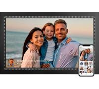Cornice digitale da 15,6 pollici, grande cornice digitale con touchscreen IPS Full HD 1920 x 1080, humblestead 16 GB WiFi, condividi foto e video tramite app Aimor, montabile a parete