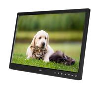 Cornice Digitale da 15 Pollici, 1920x1080 FHD Smart Photo Frame, Riproduzione Video in Loop Supporto a Parete Telaio Elettronico con Telecomando per la pubblicità Domestica