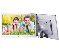 Cornice digitale da 15 pollici Supporto verticale o orizzontale Risoluzione HD Telecomando Mescola foto e video nella stessa cornice digitale del festival di presentazione