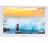 Cornice digitale da 17,1 pollici, cornice digitale 1440x900 Display Full IPS ad alta risoluzione Lettore video musicale Allarme calendario con telecomando, supporto USB e scheda SD