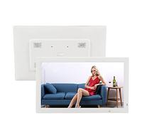 Cornice Digitale da 24 Pollici 1080P HD MP4 AVI MPG FLV VOB, Schermo Grande, Rilevamento del Corpo, Presentazione, Sveglia, Calendario, Facile da Usare, Montabile a Parete (Spina