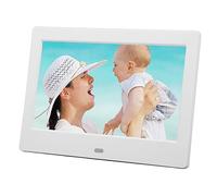 Cornice Digitale da 7 Pollici, Risoluzione 800x480 Video Foto HD IPS Schermo WiFi Connesso Supporta Orologio Calendario Ui, per di Amici di Famiglia (Spina europea)
