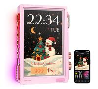 Cornice Digitale Divoom Times Frame 10.1" WLAN con App & 64GB, Display HD IPS 1280×800, Decorazione Pixel-Art RGB per Nerd Casa (Rosa)