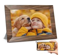 Cornice Digitale Foto 10 Pollici, BWJBSW WiFi Cornice Elettronica, 32 GB Memoria, Schermo Touch IPS HD 1280x800, Condivisione Istantanea di Foto e Video, Rotazione Automatica, Installazione a Parete