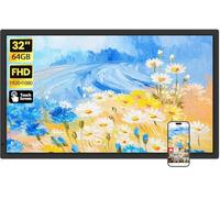 Cornice digitale Frameo da 10,1 pollici con WiFi con memoria da 32 GB, touch screen IPS 1280 x 800, invia foto/video dal telefono ovunque, regali fotografici per genitori e nonni