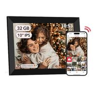 Cornice Digitale Frameo WiFi 32 GB 10,1 Pollici Cornice Digitale Foto 1280 x 800 IPS Touch Screen LCD Cornice Per Foto Con Rotazione Automatica Momenti Istantaneamente Condivisi Tramite l'app Frameo