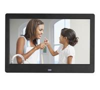 Cornice digitale HD da 15 pollici Album elettronico con pulsanti fisici Telecomando Regalo per amici genitori bambini(Black)