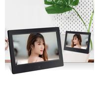 Cornice digitale HD da 7 pollici con riproduzione video/musica, multiformato, impostazioni regolabili - Perfetta per la casa e come regalo.