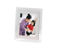Cornice digitale in acrilico WIFI con display IPS da 10,1 pollici, memoria da 32 GB, porta retrato, spina UK