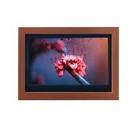 Cornice digitale in legno da 10,1 pollici, display IPS Full HD, immagine chiara, regolazione automatica della direzione del display