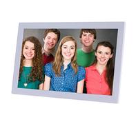 Cornice Digitale Intelligente 18,5 Pollici Con Telecomando,Cornici Digitali Con Schermo LED Full HD 1366x768,Supporta USB/Scheda SD,Foto/Video/Lettore Musicale/Meteo/Calendario/Orologio