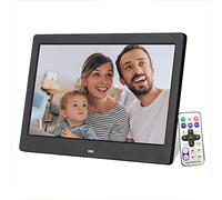 Cornice Digitale Intelligente,Cornici Digitali Con Schermo IPS 1920x1080 Da 15,6 Pollici Con Telecomando,Foto/Video/Lettore Musicale/Orologio/Tabellone Per Le Affissioni (Color : Black)