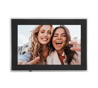 Cornice digitale intelligente da 10,1 pollici Album elettronico wireless Cornice video LCD touch screen Per la famiglia(Black)