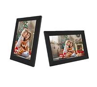 Cornice Digitale Intelligente da 10,1 Pollici, con Touch Screen LCD, Rilevamento del Movimento, Condivisione di Momenti Via E-Mail, App, Supporto per Scheda Tf, Video E Musica, Risoluzione 800 X 128