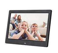 Cornice Digitale Intelligente,Risoluzione Full HD Da 10 Pollici Schermo LED 1024 X 600 Cornici Elettronica,Memoria Cornici Digitali Di 16 GB,Calendario/Sveglia/Foto/Musica/Lettore Video