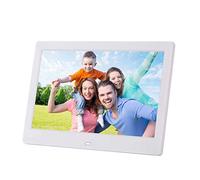 Cornice Digitale Intelligente,Risoluzione Full HD Da 10 Pollici Schermo LED 1024 X 600 Cornici Elettronica,Memoria Cornici Digitali Di 16 GB,Calendario/Sveglia/Foto/Musica/Lettore Video