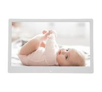 Cornice Digitale IPS Full HD, Configurazione Semplice Cornice Digitale con Altoparlante Ad Alta Potenza 100-240 V con Telecomando per Ufficio (Spina europea)