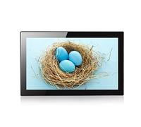 Cornice digitale nera HD 1080P da 19 pollici, risoluzione 1366x768, macchina pubblicitaria esterna, lettore musicale/video Cornice digitale