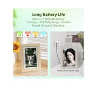 Cornice Digitale per Foto con Display e-Ink A Colori da 7,3'', Cornice Digitale Intelligente Wi-Fi, Comfort Visivo, Senza Luce Blu, per La Famiglia