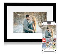 Cornice Digitale, Rollei Smart Frame WiFi 110 10,1 Pollici Frameo Portafoto Digitale 32GB IPS Touchscreen 1280x800 Condivisione di Foto e Video Legno di Quercia Cornice-Foto-Portafoto-Cornici-Digitali