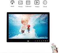 Cornice digitale Smart Wifi da 13 pollici, lettore foto/video con risoluzione HD 1280 * 800 montabile a parete con sensore di movimento e funzione di riproduzione automatica regalo