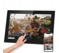 Cornice digitale touch frameo altoparlante wi-fi 10.1" nero + app
