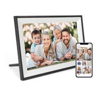 Cornice Digitale Touch Screen IPS HD da 10,1 Pollici, Rotazione Automatica, Configurazione Semplice per Condividere Foto o Video in Remoto Tramite AiMOR