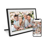 Cornice Digitale Touch Screen IPS HD da 10,1 Pollici, Rotazione Automatica, Configurazione Semplice per Condividere Foto o Video in Remoto Tramite AiMOR
