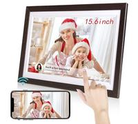 Cornice digitale Wi-Fi da 15,6 pollici Schermo touch IPS HD da 32 GB Rotazione automatica Configurazione semplice per la condivisione di foto e video