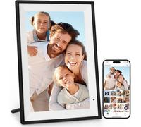 Cornice digitale Wi-Fi Humblestead, rotazione automatica, schermo touchscreen intelligente IPS da 10,1 pollici 1280 x 800, configurazione remota semplice tramite l'app AiMOR, nero
