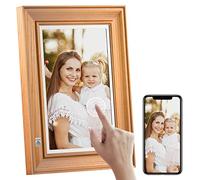 Cornice digitale WIFI 10.1 Pollici, 1920 * 1200 IPS Touch Screen, portafoto digitale con Auto-rotazione, Calendario, Sveglia,tempo metereologico