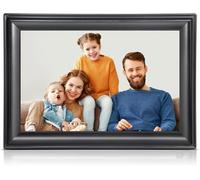 Cornice digitale WiFi da 10,1 pollici, Canupdog IPS HD Cloud Smart Digital Photo Frame, 16 GB di memoria, montaggio a parete, rotazione automatica, condividi foto o video tramite app da qualsiasi