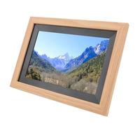 Cornice Digitale WiFi da 10,1 Pollici, Touch Screen IPS, Memoria da 16 GB, Condivisione di Foto Tramite App, Montabile a Parete, Adatta per 6.0, con Processore Quad Core (Spina