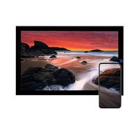 Cornice digitale WIFI da 32 pollici, supporta la riproduzione programmata e l'accensione e lo spegnimento programmati, qualità dell'immagine Full HD 1920 * 1080 IPS (Color : Black)