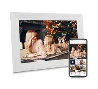 Cornice Digitale WiFi Intelligente Da 10,1 Pollici, Schermo LCD IPS Touch Screen 1280x800, Memoria Integrata 32 GB Schermo Ad Alta Definizione(White)