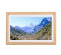 Cornice Digitale WiFi, Touch Screen IPS da 15,6 Pollici, Risoluzione 1920 X 1080 con Rilevamento della gravità, Memoria 16 GB - Processore Quad Core RK3326, App Frameo per (Spina