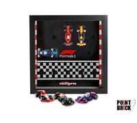 Cornice Display 27cm per LEGO 71049 MINIFIGURES Monoposto F1 da collezione