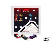Cornice Display 27cm per LEGO 71049 MINIFIGURES Monoposto F1 da collezione