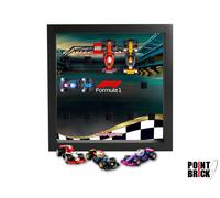 Cornice Display 27cm per LEGO 71049 MINIFIGURES Monoposto F1 da collezione