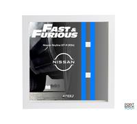 Cornice Display 27cm per LEGO 76917 Speed Champs 2 Fast 2 Furious Nissan Skyline