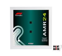 Cornice Display 27cm per LEGO 77245 Aston Martin Aramco F1 AMR24