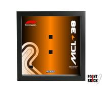 Cornice Display 27cm per LEGO 77251 McLaren F1 Team MCL38