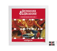 Cornice Display 27cm per LEGO Minifigures - 71047 Dungeons & Dragons - Red Box