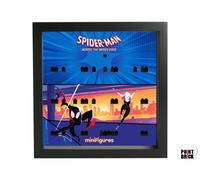 Cornice Display 27cm per LEGO Minifigures - 71050 MARVEL SPIDER-VERSE (Blue)