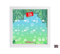 Cornice Display 27cm per LEGO Minifigures - 71051 Serie 28 Animali (Paws)